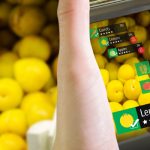 smartphone showing the price of lemons