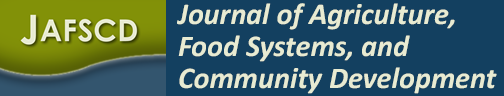 Journal of Agriculture, Food Systems, and Community Development Image