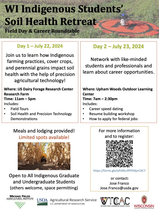 WI Indigenous Students’ Soil Health Retreat