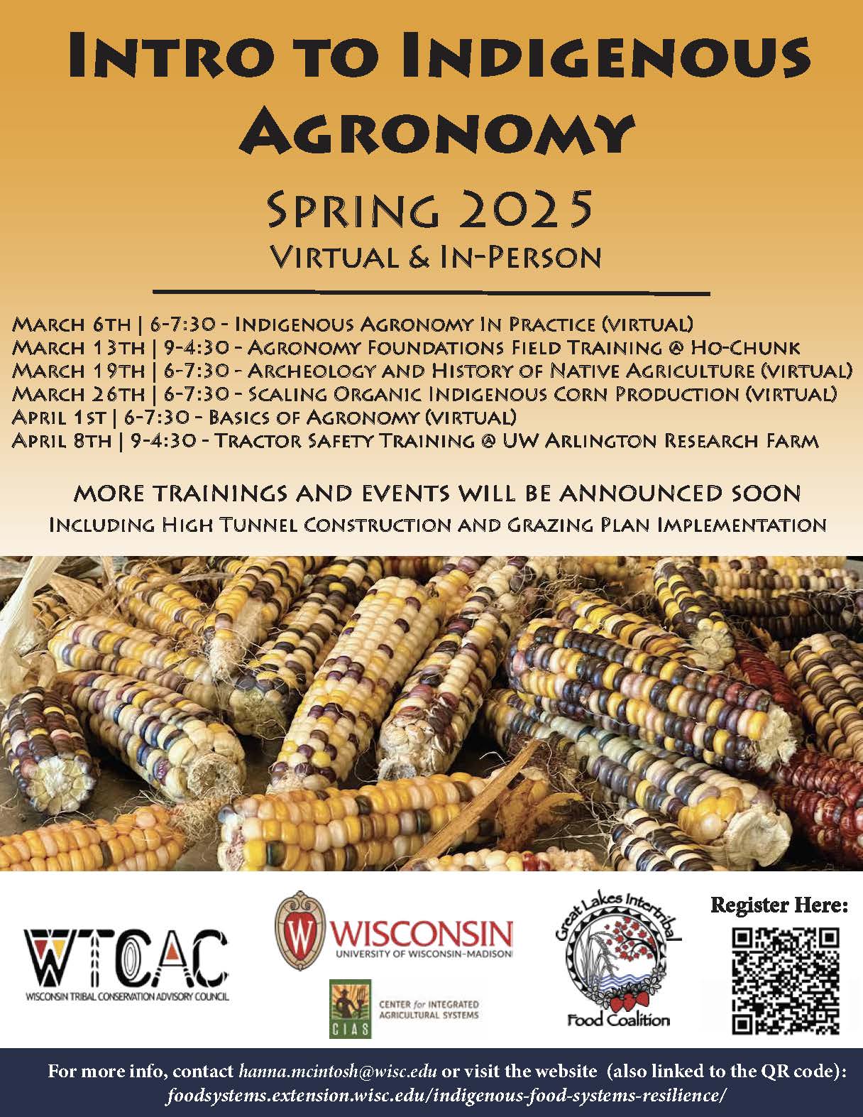 Introduction to Indigenous Agronomy Webinar Series