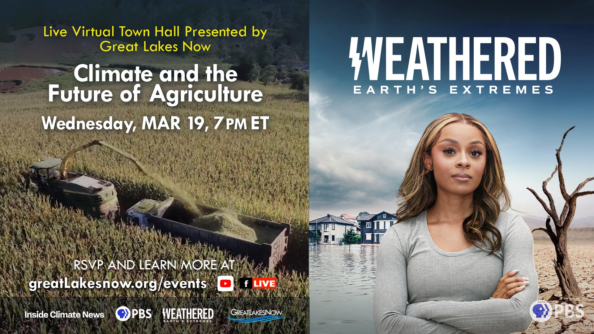 Virtual Town Hall: Climate and the Future of Agriculture featuring CIAS Director Dr. Erin Silva | Great Lakes Now