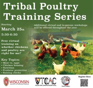 Tribal Poultry Training Series, taught by Dr. Ron Kean, UW-Extension Poultry Specialist